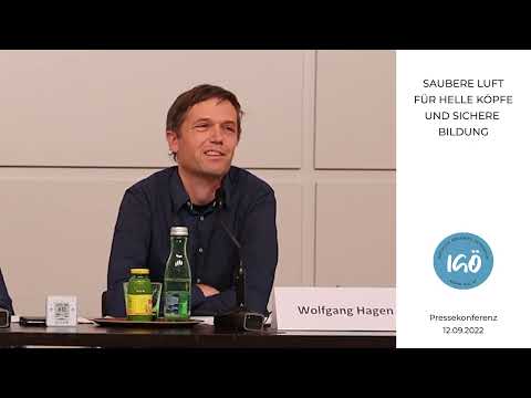 Dr. Wolfgang Hagen, Pressekonferenz &quot;Saubere Luft für Helle Köpfe&quot; 12.09.2022